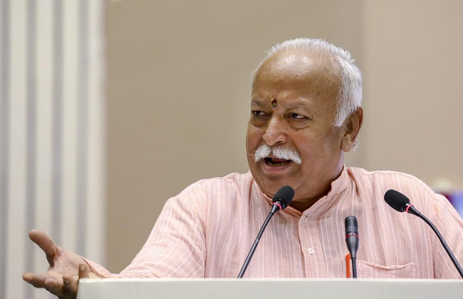 RSS chief Mohan Bhagwat. PTI file photo