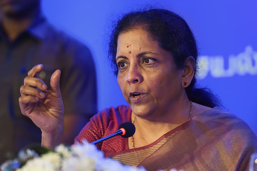  Union Finance Minister Nirmala Sitharaman. (PTI Photo)