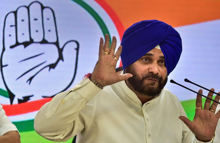 Congress leader Navjot Singh Sidhu. (PTI Photo)