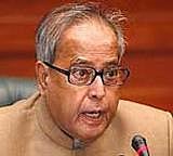 Finance Minister Pranab Mukherjee