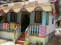The house built by the youth for Ingi Timmagowda at Binaga Okkalkeri, Karwar taluk. DH Photo