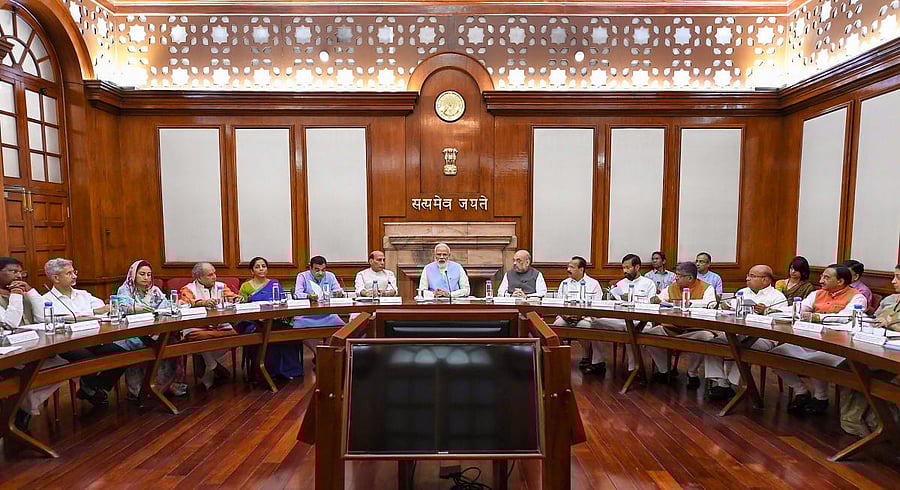 Union cabinet (PTI File Photo)