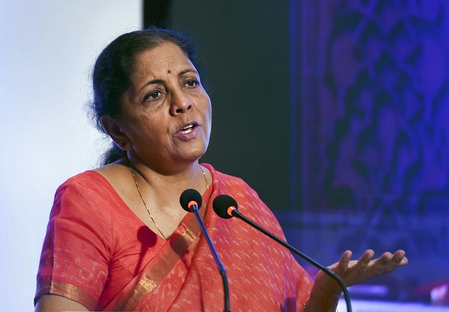 Finance Minister Nirmala Sitharaman. (PTI Photo)