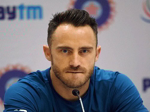 South Africa's Twenty20 captain Faf du Plessis. PTI file photo
