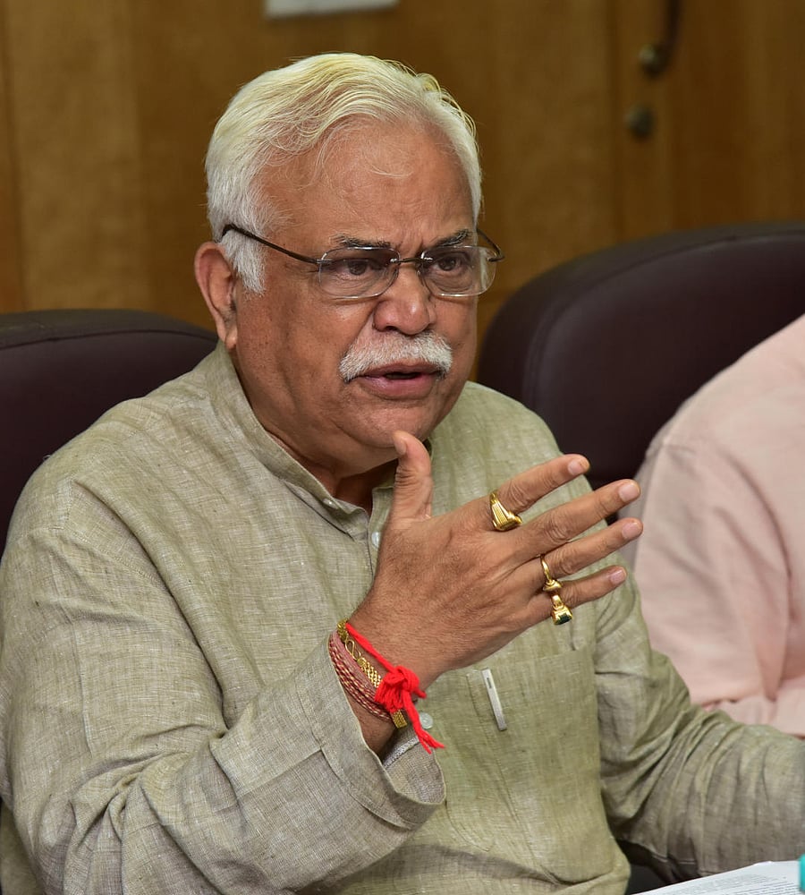 R V Deshpane said that people and BJP leaders are not completely happy with the state government's efforts to mitigate floods.