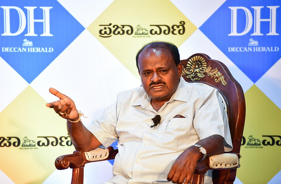 The JD(S) hit out at the BJP government in Karnataka on the issue of tackling the flood situation. (DH Photo)