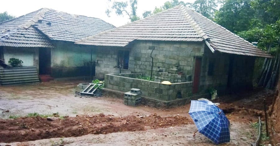 Houses of Ravi Suresh at Marandoda village in Kodagu.