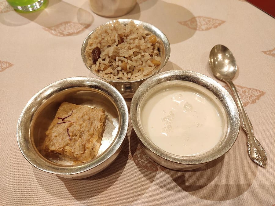 Khasa Khasa Payasam, Shakar Biranji and Doodh Bopla Peta