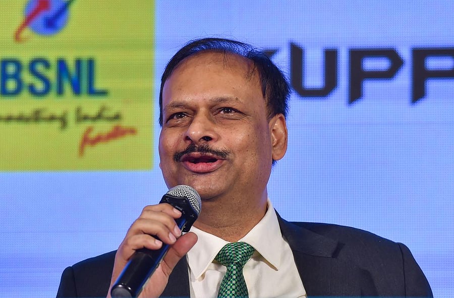 BSNL CMD Pravin Kumar Purwar (PTI Photo)