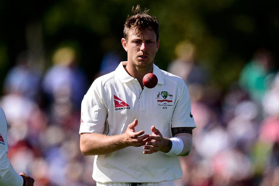 Australia's James Pattinson (Photo by AFP)
