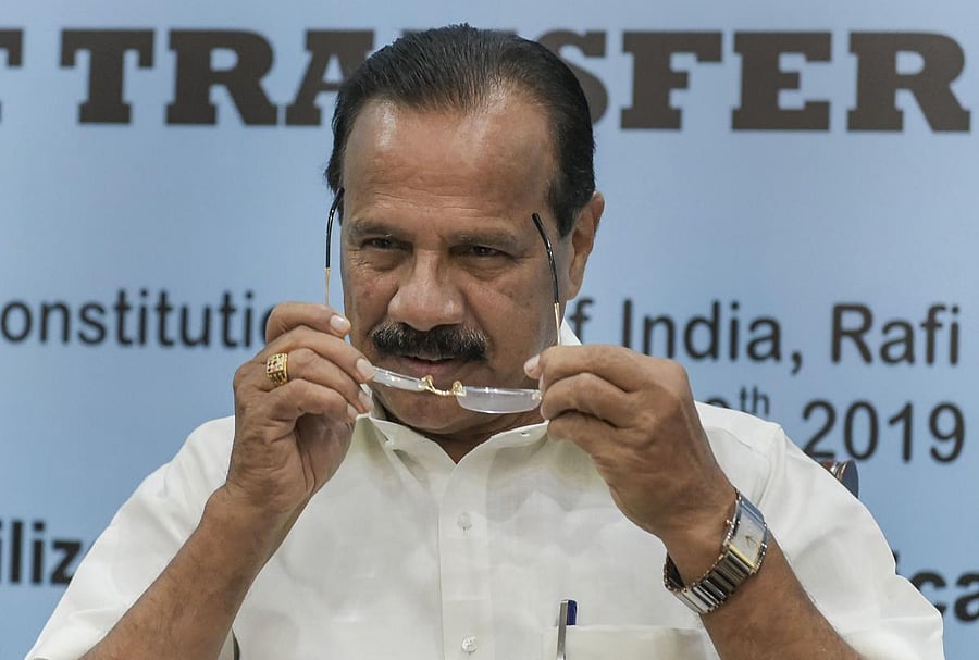 D V Sadananda Gowda. PTI