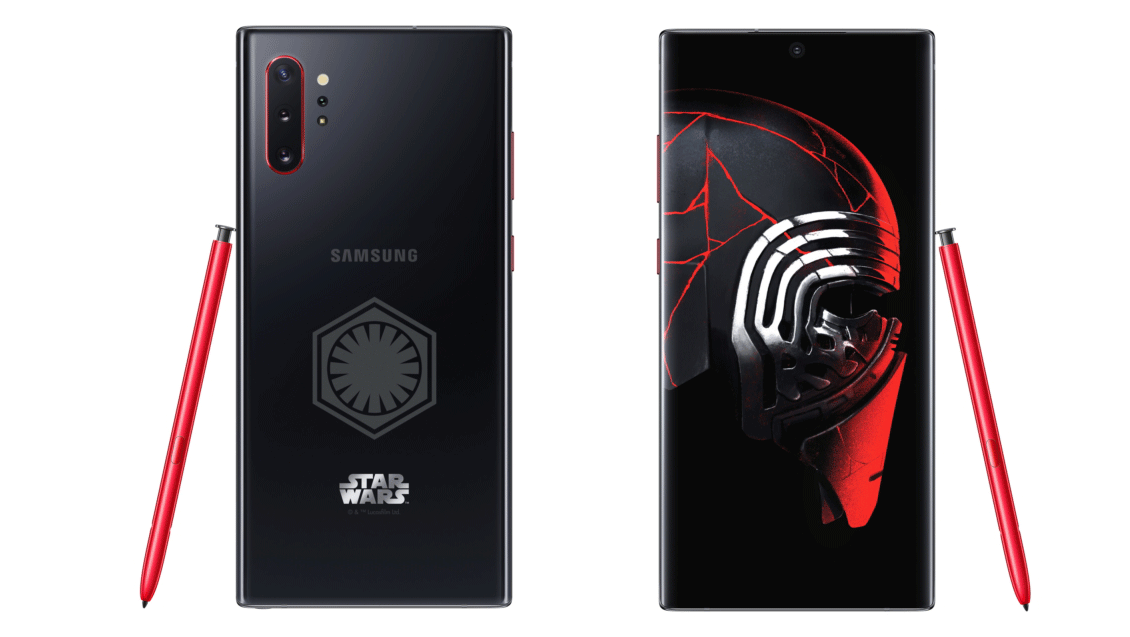 The new Galaxy Note10+ Star Wars Special Edition (Picture Credit: Samsung)