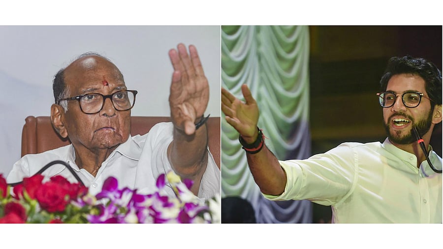 A senior NCP leader said the fight between the Shiv Sena and the BJP was for over the issue of chief ministership for two-and-half years each. (PTI Photos)