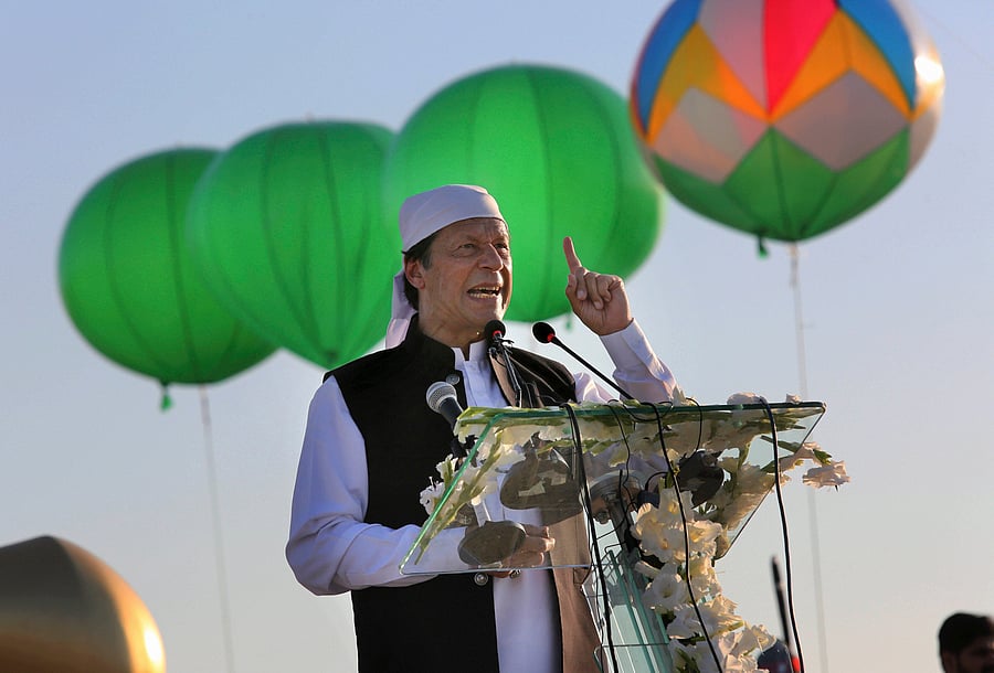 Pakistan Prime Minister Imran Khan. (PTI Photo)