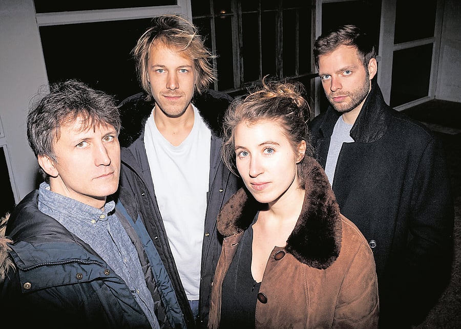 Charlotte Greeve with other members of jazz band ‘Lisbeth Quartett’.