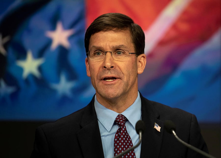 US Defense Secretary Mark T. Esper. (Reuters photo)