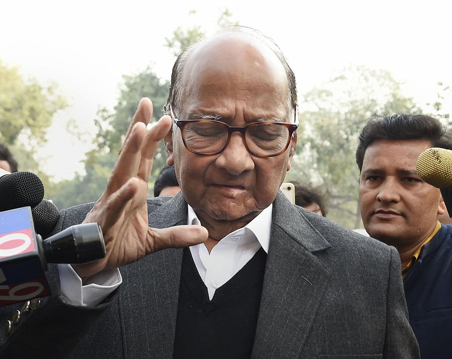 NCP Chief Sharad Pawar. (PTI Photo)