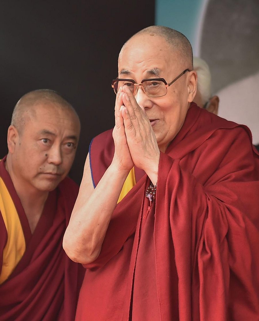 He also said from birth people have the potential to develop values like compassion.