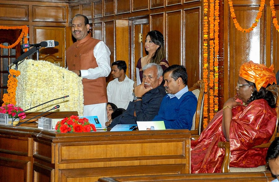 Lok Sabha Speaker Om Birla addresses at the inauguration of Commonwealth Youth Parliament. PTI Photo