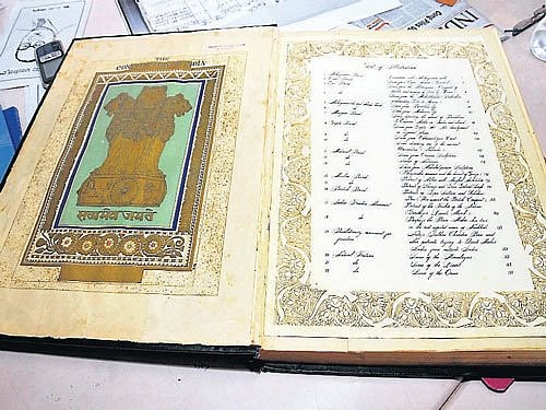 The web portal will conduct national essay competitions on the Constitution of India and fundamental duties online every month as part of the nationwide 'Nagrik Kartavya Paalan Abhiyan'. DH Photo