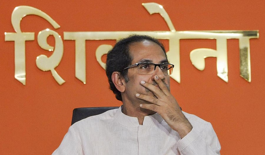 File PTI photo of Shiv Sena Chief Uddhav Thackeray