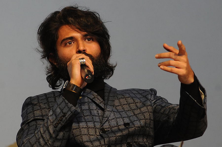 Devarakonda said film critic Baradwaj Rangan will act as the mediator for his response to such people because he wants a “devil’s advocate”. DH Photo/Pushkar V