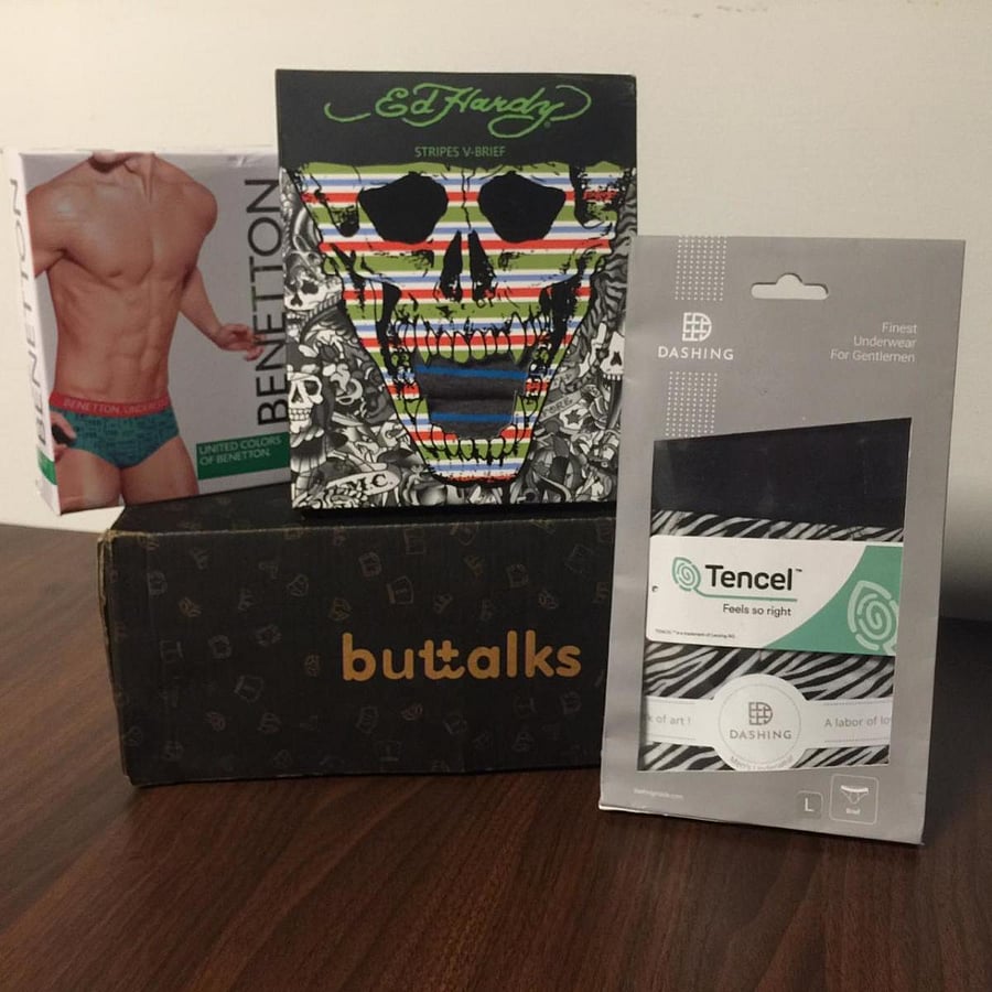 Buttalks isan triannualunderwearsubscription boxfor men.