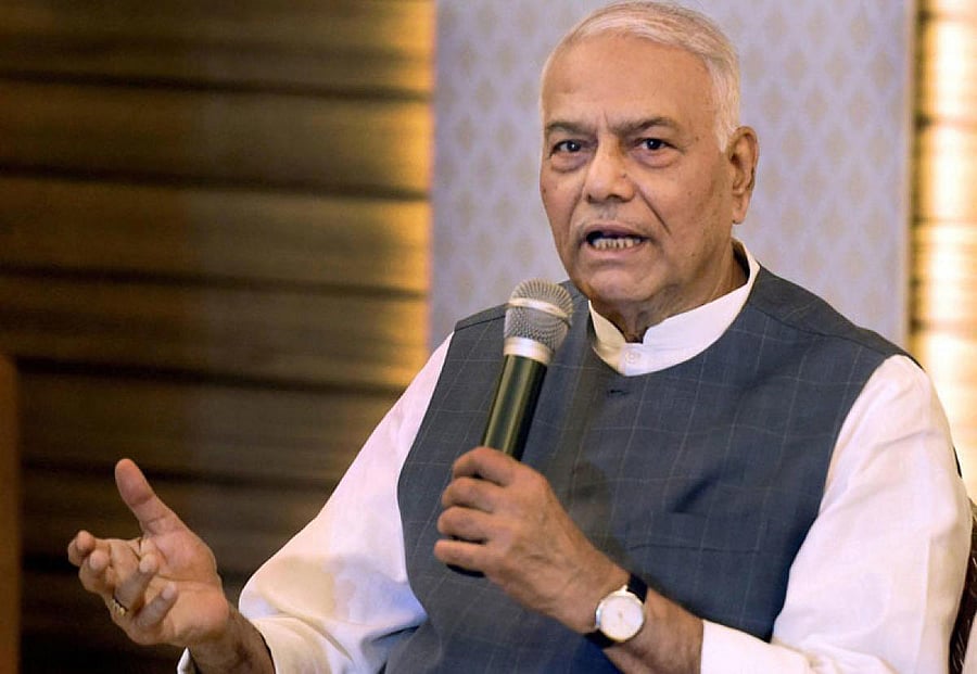 Former Finance Minister Yashwant Sinha. DH photo