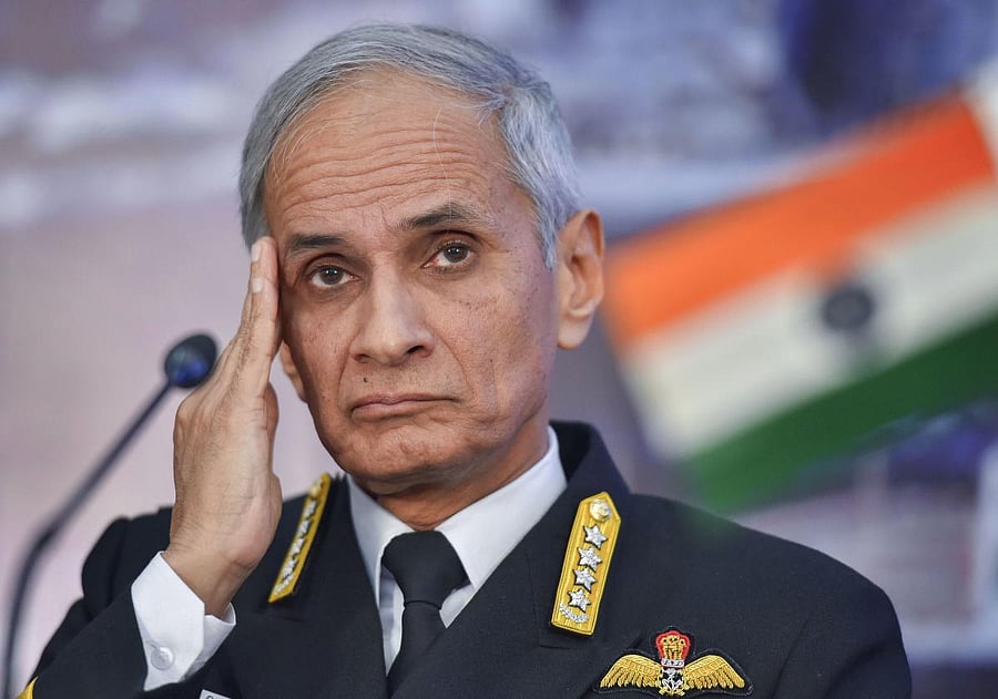 Chief of Naval Staff, Admiral Karambir Singh. Photo by PTI