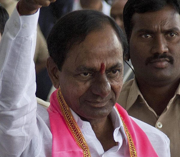 Telangana Rashtra Samithi (TRS) President and Chief Minister of the state K. Chandrashekar Rao. (AP photo)