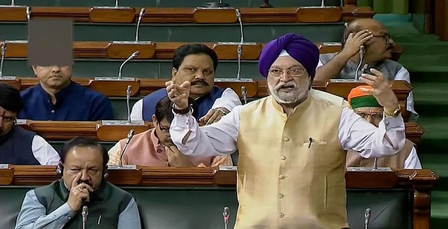 Union Minister Hardeep Singh Puri. (PTI Photo)