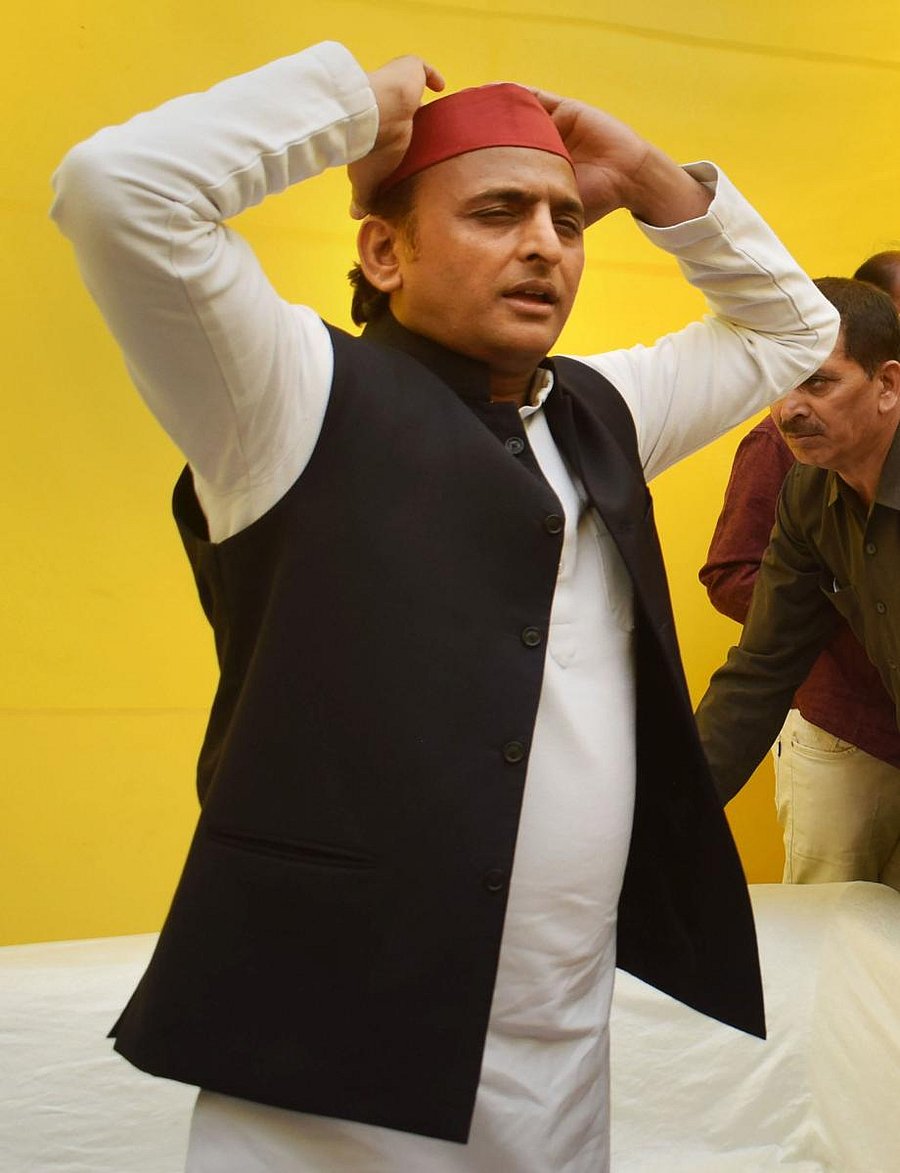 Yadav’s allegations were rejected by Shalabh Mani Tripathi, who is adviser to Chief Minister Yogi Adityanath. (Photo by PTI)