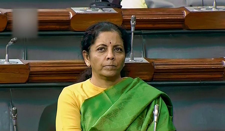 Union Finance Minister Nirmala Sitharaman. (PTI photo)