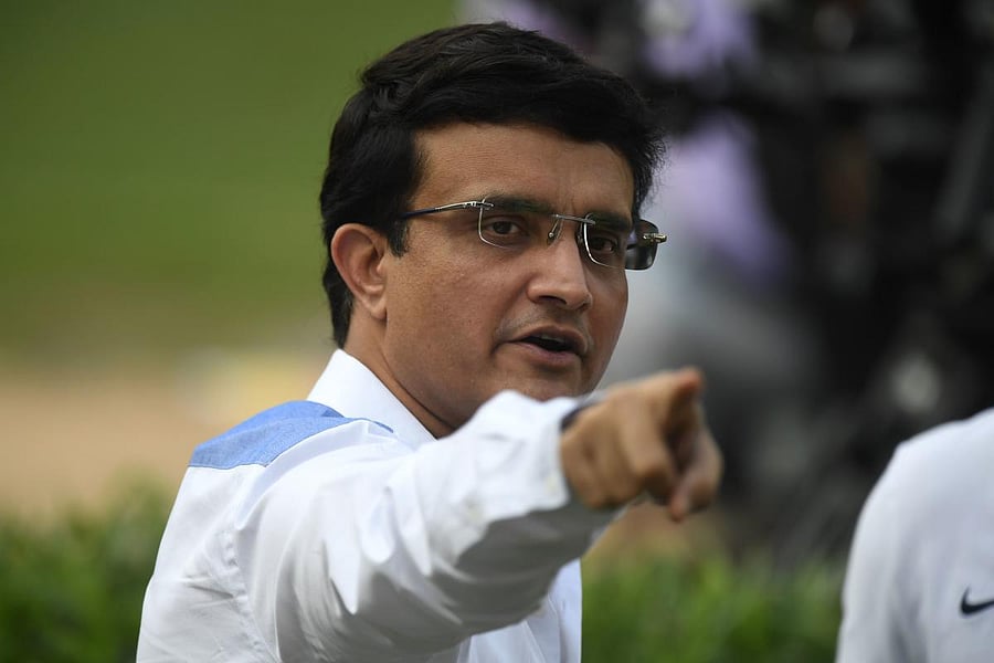 The president of the Board of Control for Cricket in India (BCCI) Sourav Ganguly. (AFP file photo)