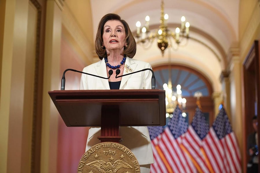 US Speaker of the House Nancy Pelosi. (AFP Photo)