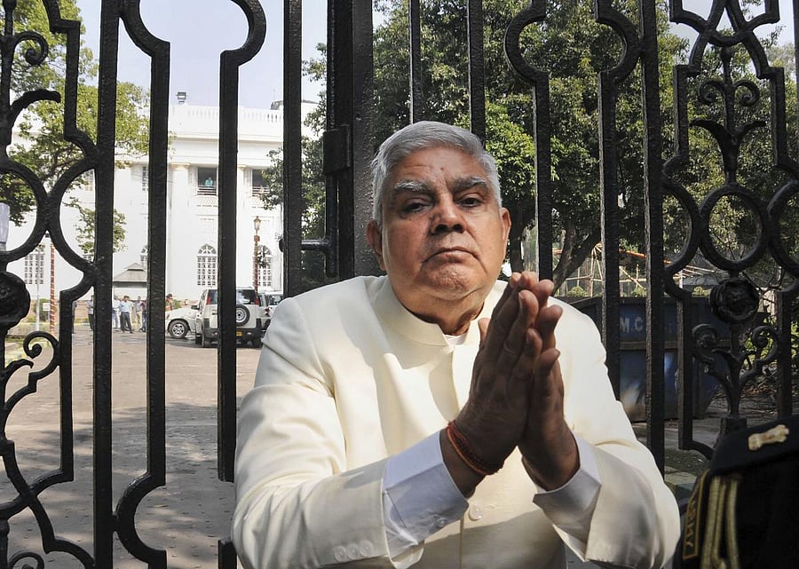 WB Governor Jagdeep Dhankhar (PTI Photo)