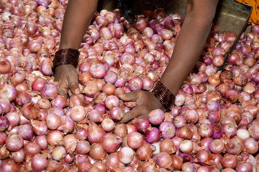 Onions at the wholesale markets in Yeshwantpur and Hubballi APMC were being sold at Rs 200 per kilogram on Friday.