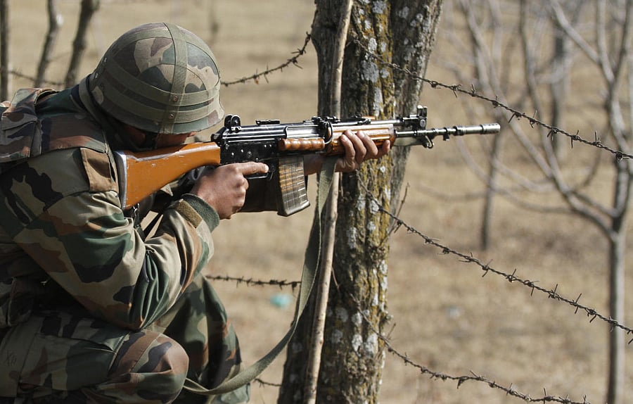 Army sepoy using rifle (image for representation)