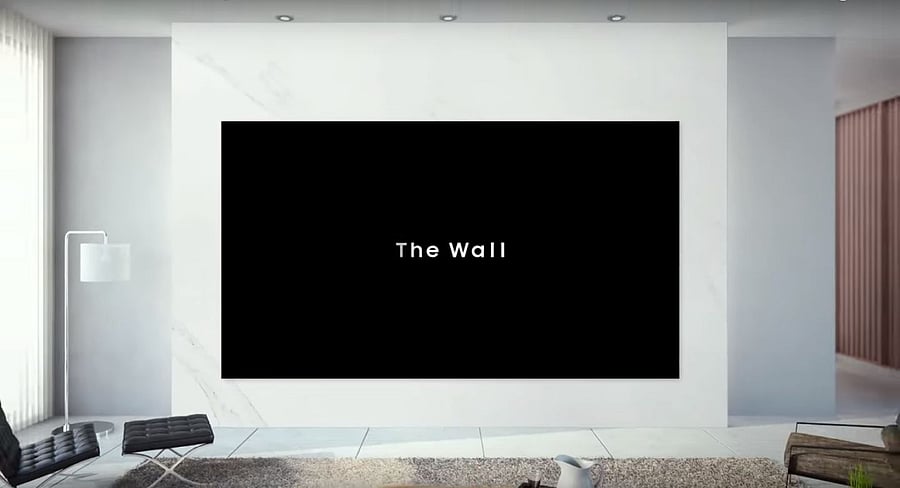 The first in its league, no other TV in India comes close enough to stand up to 'The Wall' when it comes to the price point. Photo/Screengrab