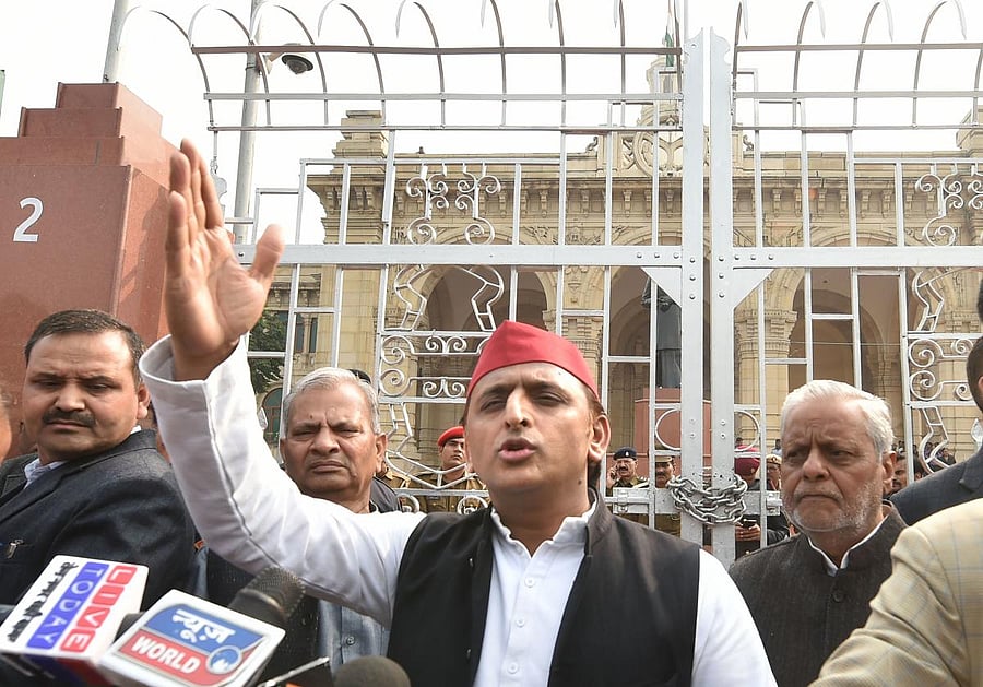 The former UP chief minister also alleged that the ruling BJP had failed to fulfil its poll promises. PTI file photo