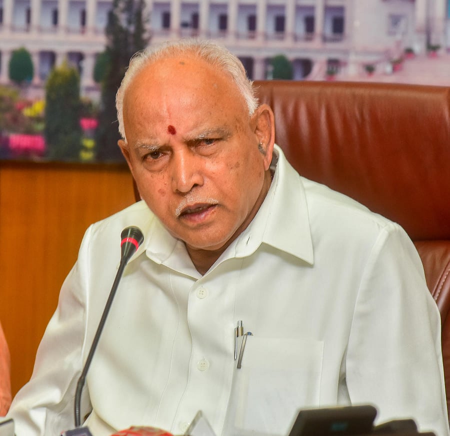 Chief Minister B S Yediyurappa. (DH Photo)
