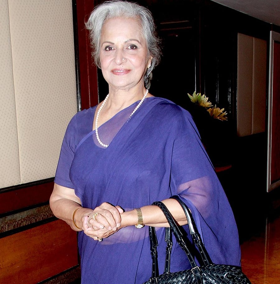 Waheeda Rehman. Photo by DH.