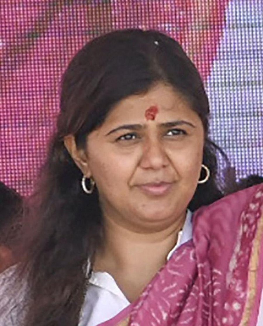 BJP party leader Pankaja Munde(Photo by PTI)