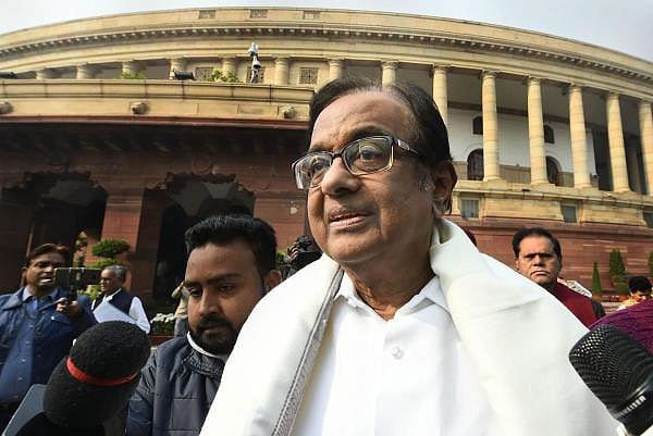 Senior Congress leader P Chidambaram. (PTI photo)