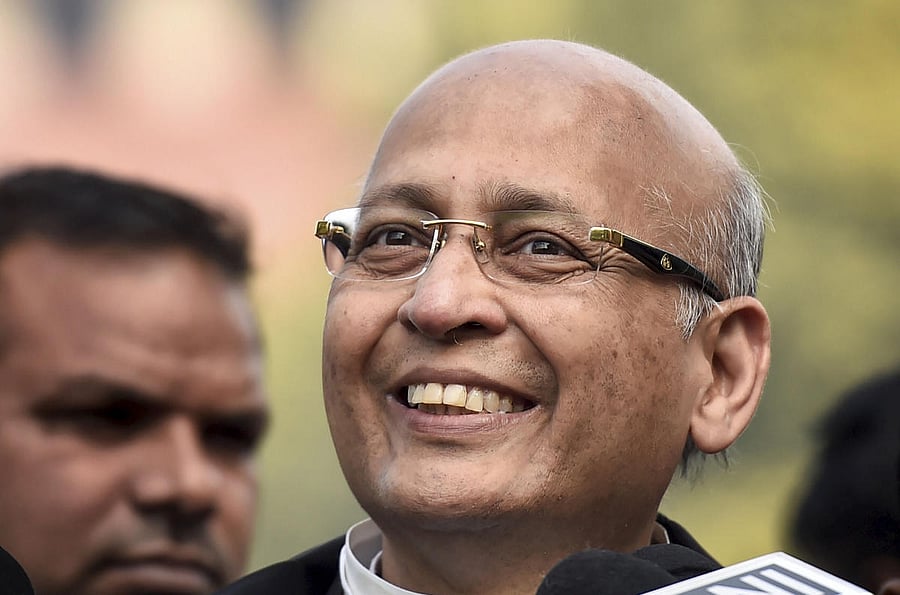  Senior Congress leader Abhishek Singhvi (PTI Photo)
