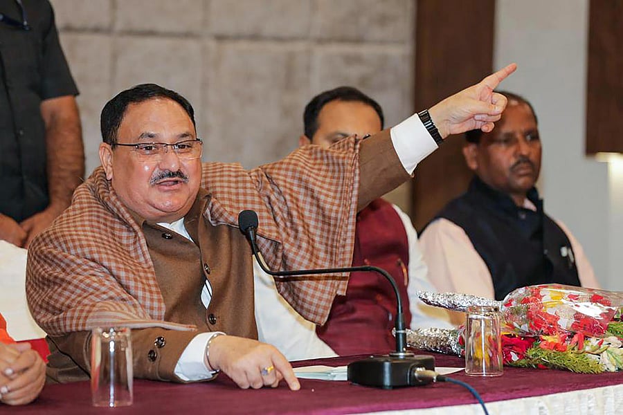 BJP Working President J.P. Nadda. (PTI Photo)