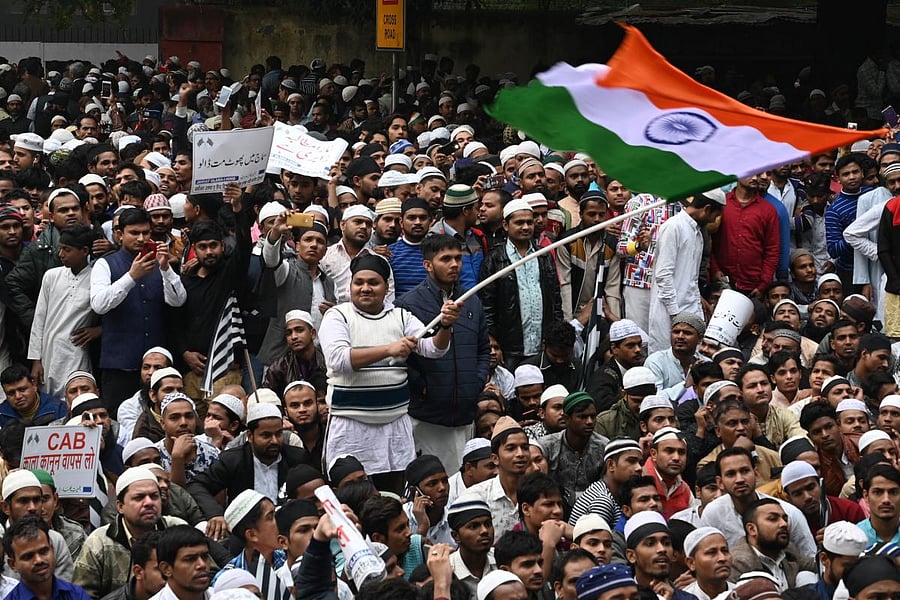 Protest in Guwahati. (AFP photo)