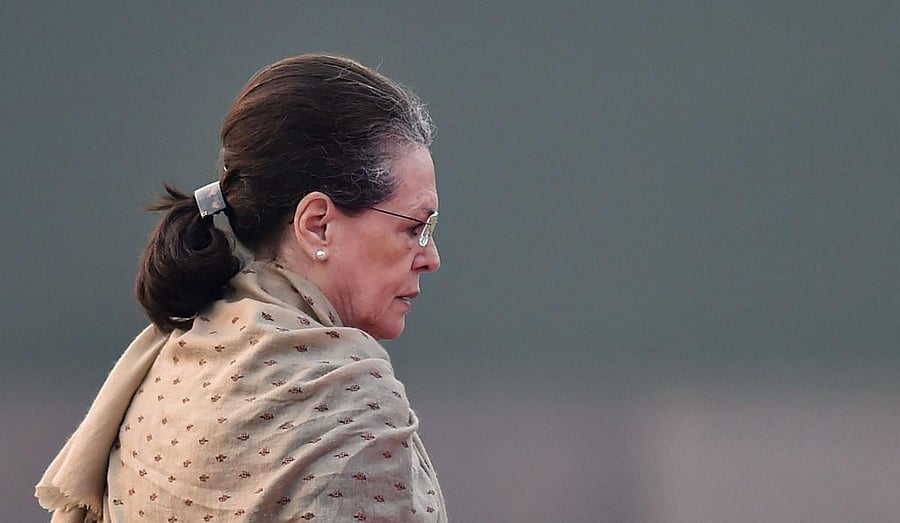 Congress President Sonia Gandhi. (PTI Photo)