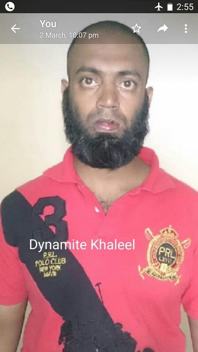 ‘Dynamite’ Khaleel, 38, who has a long history of robbery and intimidation, was badly wounded on Tuesday night after a shootout with police in KG Halli, East Bengaluru, on Tuesday night.