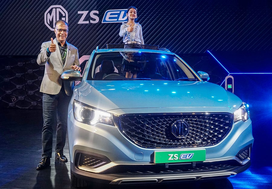 MG Motor India President and Managing Director Rajeev Chaba. (PTI Photo)